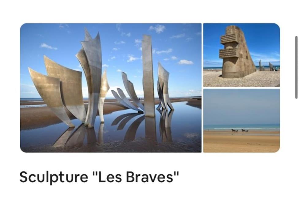 Au Coeur D'Omaha Beach- Colleville-Sur-Mer- Gite 2 Extérieur photo